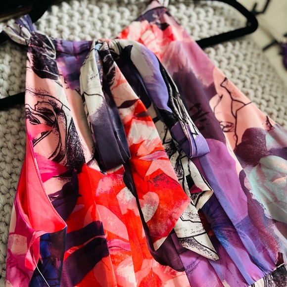 Eliza J Floral Chiffon Halter Maxi Dress✨🌷 - Picture 16 of 16